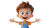 Energetic Cartoon Boy V2 Vinyl Car Decal Sticker – Waterproof & UV-Resistant 8"