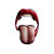 Long Tongue Art Vinyl Car Decal Sticker – Waterproof & UV-Resistant 8"