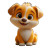 Adorable 3D Puppy Vinyl Car Decal Sticker – Waterproof & UV-Resistant 8"