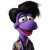 Purple Muppet Elvis Vinyl Car Decal Sticker – Waterproof & UV-Resistant 8"