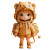 Cute Zodiac Lion Girl Vinyl Car Decal Sticker – Waterproof & UV-Resistant 8"