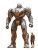 Desert Mech Hero Vinyl Car Decal Sticker – Waterproof & UV-Resistant 8"