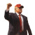 Blond Politician Speech Vinyl Car Decal Sticker – Waterproof & UV-Resistant 8"
