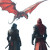 Assassins And Dragon Vinyl Car Decal Sticker – Waterproof & UV-Resistant 8"
