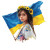 Ukrainian Pride Portrait Vinyl Car Decal Sticker – Waterproof & UV-Resistant 8"