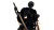 Skeleton Warrior Prairie Vinyl Car Decal Sticker – Waterproof & UV-Resistant 8"