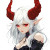 Demon Anime Girl V2 Vinyl Car Decal Sticker – Waterproof & UV-Resistant 8"
