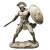 Greek Statue Fighting Vinyl Car Decal Sticker – Waterproof & UV-Resistant 8"