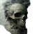 Beksiński Horror Skull Vinyl Car Decal Sticker – Waterproof & UV-Resistant 8"