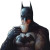 Batman Drinking Coffee Vinyl Car Decal Sticker – Waterproof & UV-Resistant 8"