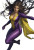 Superheroine Concept Art Vinyl Car Decal Sticker – Waterproof & UV-Resistant 8"
