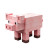 Minecraft Pig Vinyl Car Decal Sticker – Waterproof & UV-Resistant 8"