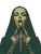 Defiant Tattooed Nun Vinyl Car Decal Sticker – Waterproof & UV-Resistant 8"