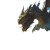 Dragon Chases Adventurers Vinyl Car Decal Sticker – Waterproof & UV-Resistant 8"