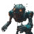 Sick Robot Scene Vinyl Car Decal Sticker – Waterproof & UV-Resistant 8"