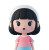 Cute Girl Avatar Vinyl Car Decal Sticker – Waterproof & UV-Resistant 8"