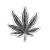 Marijuana Leaf Sticker Vinyl Car Decal Sticker – Waterproof & UV-Resistant 8"