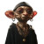 Hood Dobby Vinyl Car Decal Sticker – Waterproof & UV-Resistant 8"