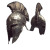 Brutal Spartan Helmet Vinyl Car Decal Sticker – Waterproof & UV-Resistant 8"