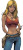 Fiery Blonde Heroine Vinyl Car Decal Sticker – Waterproof & UV-Resistant 8"