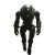 Creepy Humanoid Robot Vinyl Car Decal Sticker – Waterproof & UV-Resistant 8"