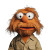 Orange Muppet Puppet Vinyl Car Decal Sticker – Waterproof & UV-Resistant 8"