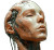 Humanoid Robot Close-Up Vinyl Car Decal Sticker – Waterproof & UV-Resistant 8"