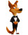 Dingo In Tuxedo Vinyl Car Decal Sticker – Waterproof & UV-Resistant 8"