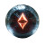 Ethereum Robot Eyeball Vinyl Car Decal Sticker – Waterproof & UV-Resistant 8"