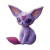 Espeon Amigurumi Vinyl Car Decal Sticker – Waterproof & UV-Resistant 8"