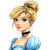 Cinderella With Tattoo Vinyl Car Decal Sticker – Waterproof & UV-Resistant 8"
