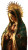 Virgen De Guadalupe V7 Vinyl Car Decal Sticker – Waterproof & UV-Resistant 8"