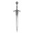 Sword Tattoo Design Vinyl Car Decal Sticker – Waterproof & UV-Resistant 8"