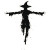 Scarecrow Rorschach Vinyl Car Decal Sticker – Waterproof & UV-Resistant 8"