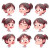 Cute Q Girl V3 Vinyl Car Decal Sticker – Waterproof & UV-Resistant 8"
