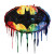 Colorful Batman Symbol Vinyl Car Decal Sticker – Waterproof & UV-Resistant 8"
