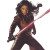 Dark Jedi Woman Vinyl Car Decal Sticker – Waterproof & UV-Resistant 8"