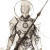 Paladin Sketch Vinyl Car Decal Sticker – Waterproof & UV-Resistant 8"