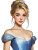 Modern Cinderella Portrait Vinyl Car Decal Sticker – Waterproof & UV-Resistant 8"
