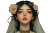 Mystical Lute Player Vinyl Car Decal Sticker – Waterproof & UV-Resistant 8"