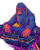 Psychedelic Bigfoot Poster Vinyl Car Decal Sticker – Waterproof & UV-Resistant 8"