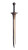 Chinese Long Sword V2 Vinyl Car Decal Sticker – Waterproof & UV-Resistant 8"