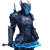 Cybernetic Knight Vinyl Car Decal Sticker – Waterproof & UV-Resistant 8"