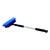 Attwood Marine Blue Scrub Brush | Telescoping Aluminum Pole, Squeegee End, Foam Grips
