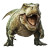 Dinosaurus Rex Vinyl Car Decal Sticker – Waterproof & UV-Resistant 8"