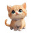 Cute Cat V6 Vinyl Car Decal Sticker – Waterproof & UV-Resistant 8"