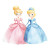 Cinderella Stepsisters Watercolor Vinyl Car Decal Sticker – Waterproof & UV-Resistant 8"
