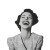 Laughing Woman Retro Vinyl Car Decal Sticker – Waterproof & UV-Resistant 8"