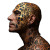 Tribal Jaguar Makeup Vinyl Car Decal Sticker – Waterproof & UV-Resistant 8"