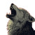 Howling Wolf Illustration Vinyl Car Decal Sticker – Waterproof & UV-Resistant 8"